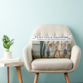 Coussin Décoratif Personnalisé Fils & Fille Cadeau (Chaise)