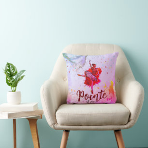 Coussin décoratif Pointe of View – Rêves de ballet
