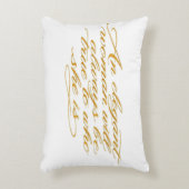 Coussin décoratif pour femmes avec citation inspir (Devant(Vertical))