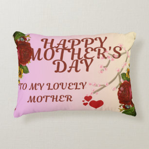 Coussin décoratif pour la fête des Mères, cadeau p