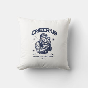 COUSSIN DÉCORATIF POUR PAPA S'ÉPANOUIR