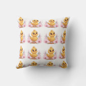 Coussin décoratif Poussin aux Fleurs (Verso)