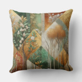 Coussin décoratif renard arctique des bois (Verso)