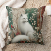 Coussin décoratif renard arctique des bois (Couverture)