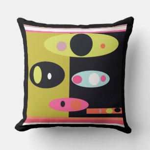  Coussin décoratif rétro jeté