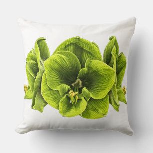Coussin décoratif Rétro Pop Art Amaryllis vert