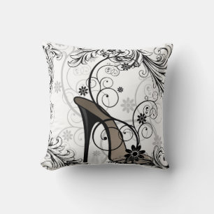 Coussin décoratif réversible à haute pente