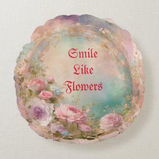 Coussin décoratif rond