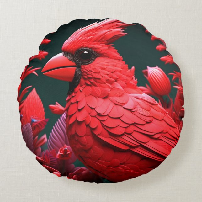 Coussin décoratif rond (40,6 cm) (Devant)