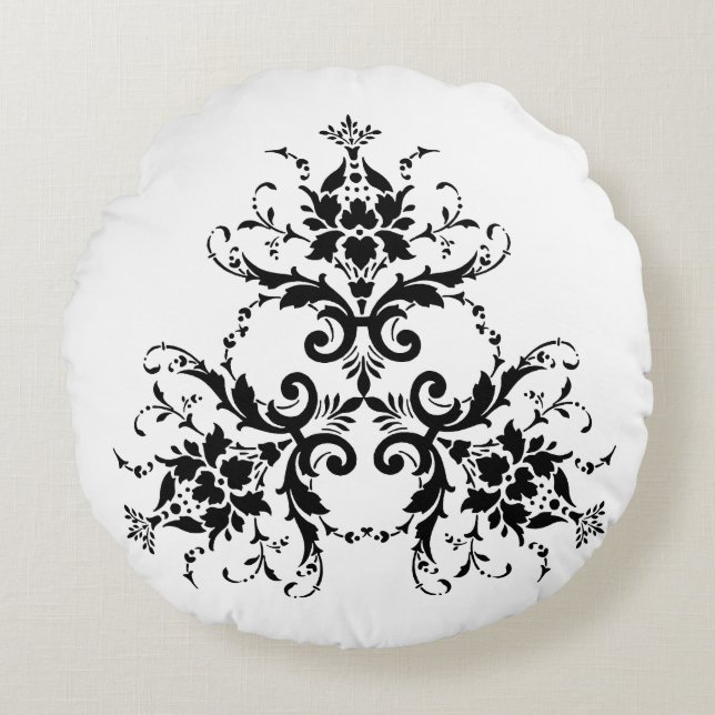 Coussin décoratif rond (40,6 cm) (Devant)