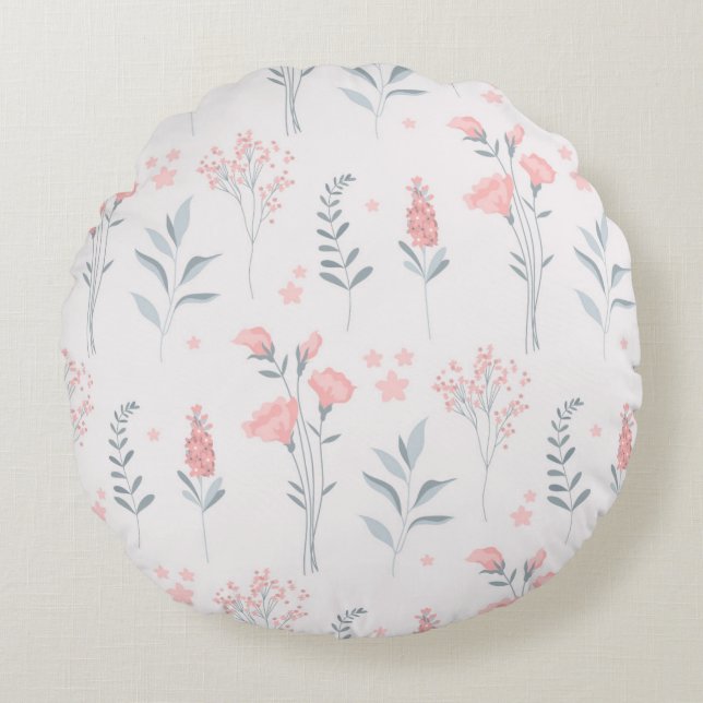 Coussin décoratif rond (40,6 cm) (Devant)