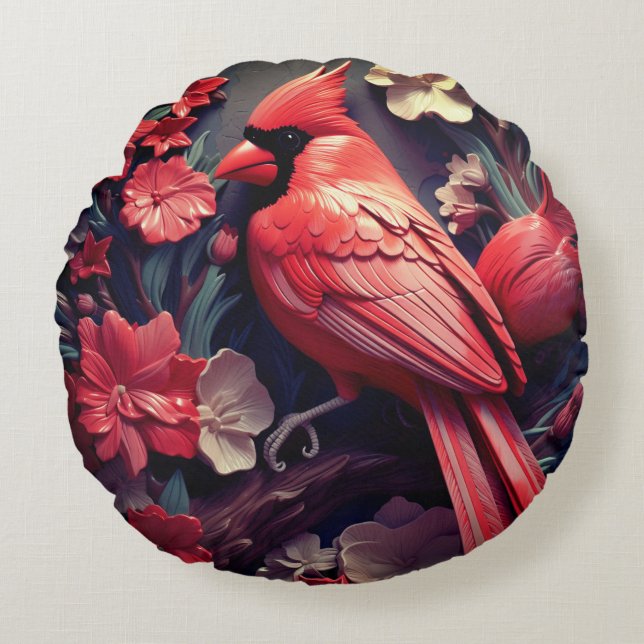 Coussin décoratif rond (40,6 cm) (Devant)