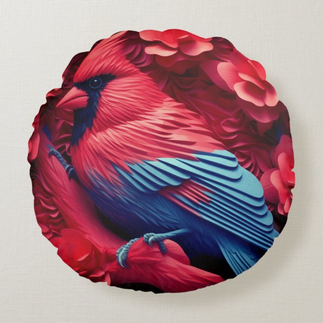 Coussin décoratif rond (40,6 cm) (Devant)