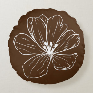 Coussin décoratif rond (40,6 cm) 