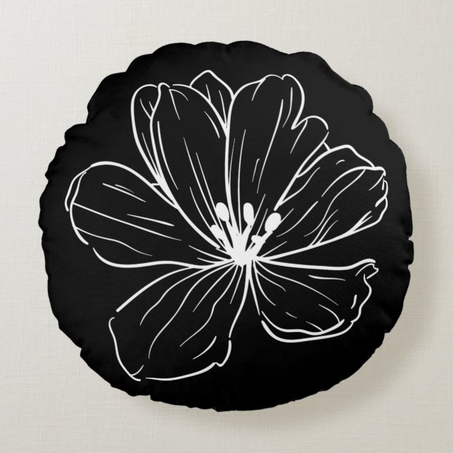 Coussin décoratif rond (40,6 cm)  (Devant)