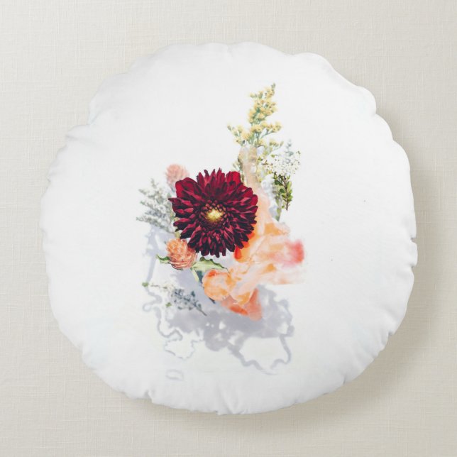 Coussin décoratif rond (40,6 cm) (Devant)