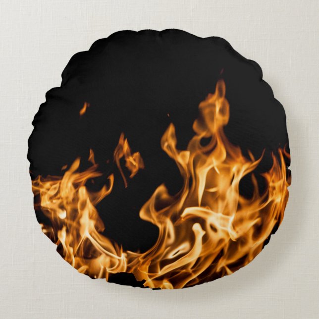Coussin décoratif rond (40,6 cm) (Devant)