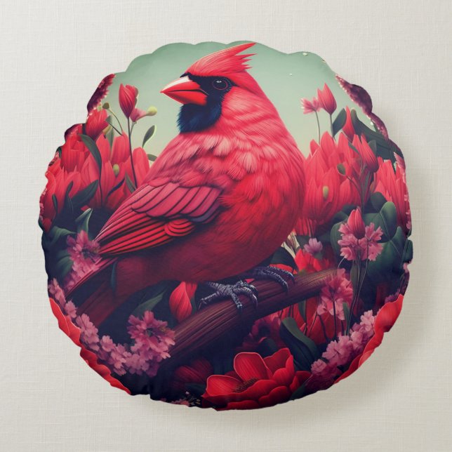 Coussin décoratif rond (40,6 cm) (Devant)