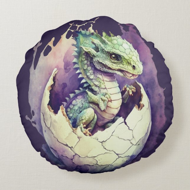 Coussin décoratif rond (40,6 cm) (Dos)