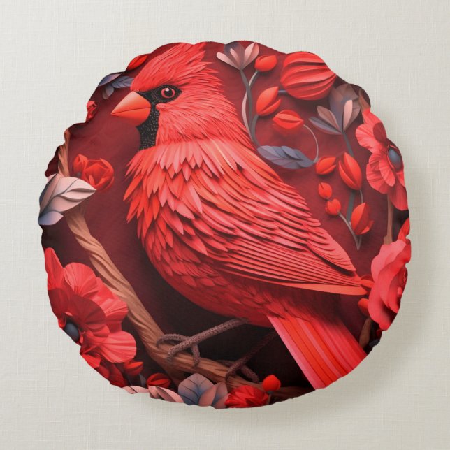 Coussin décoratif rond (40,6 cm) (Devant)