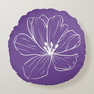 Coussin décoratif rond (40,6 cm) 