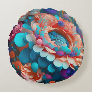 Coussin décoratif rond (40,6 cm)