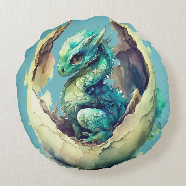 Coussin décoratif rond (40,6 cm) (Dos)
