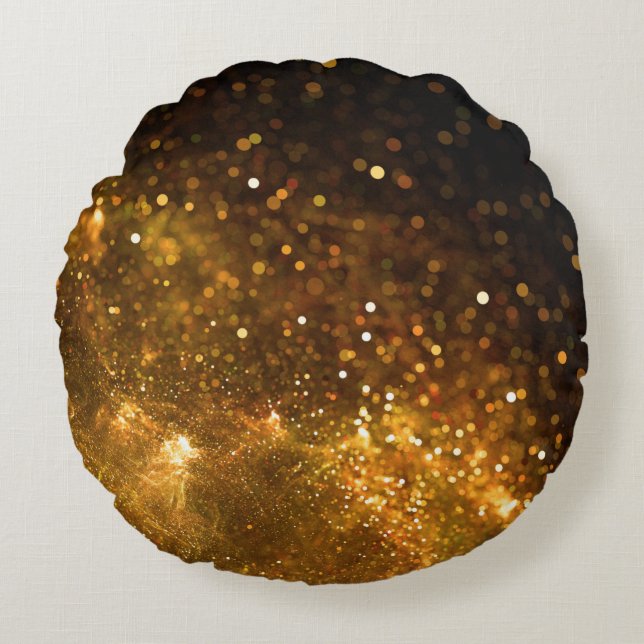 Coussin décoratif rond (40,6 cm) (Devant)
