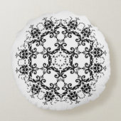 Coussin décoratif rond (40,6 cm) (Dos)