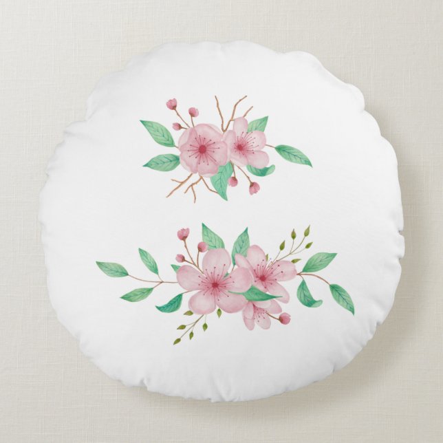 Coussin décoratif rond (40,6 cm) (Devant)