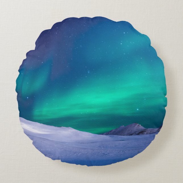 Coussin décoratif rond (40,6 cm) (Devant)