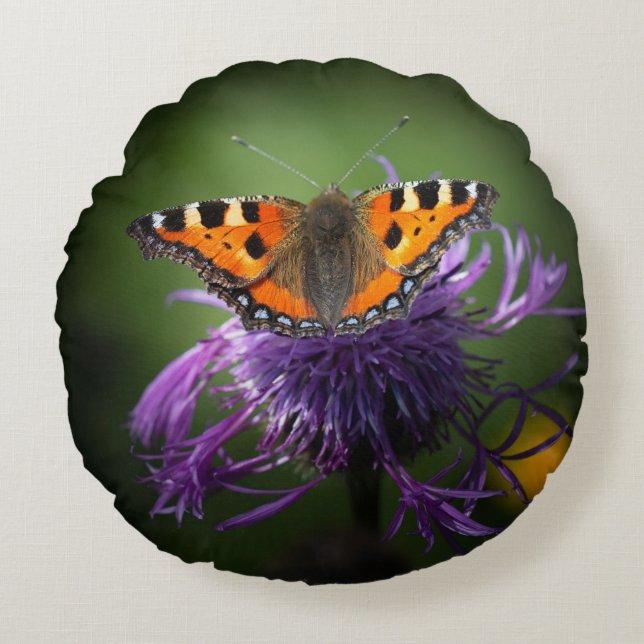 Coussin décoratif rond (40,6 cm) (Devant)