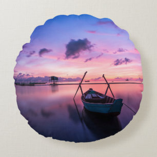 Coussin décoratif rond (40,6 cm)