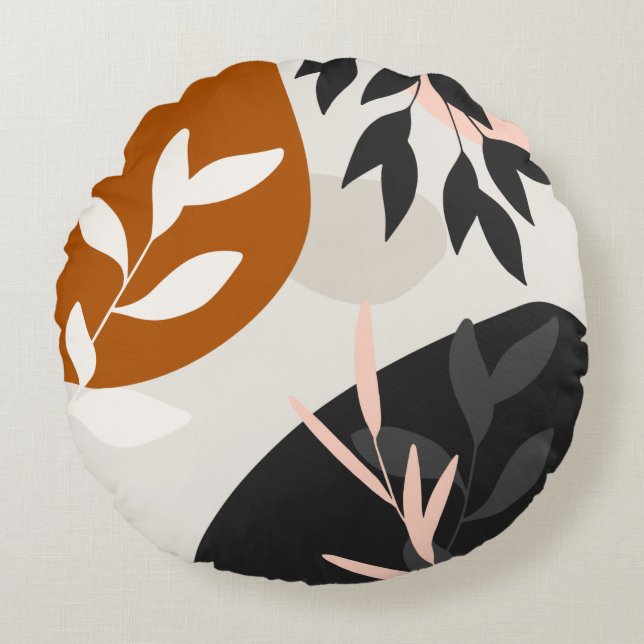 Coussin décoratif rond (40,6 cm) (Devant)