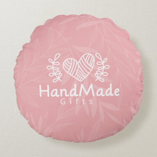 Coussin décoratif rond (40,6 cm) (Devant)