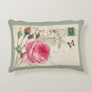 Coussin décoratif rose