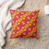 Coussin décoratif rose-orange-jaune THP - 016 (Couverture)