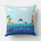 Coussin décoratif Sea Life (Verso)
