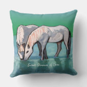 Coussin décoratif Sweet Stream of Love (Verso)