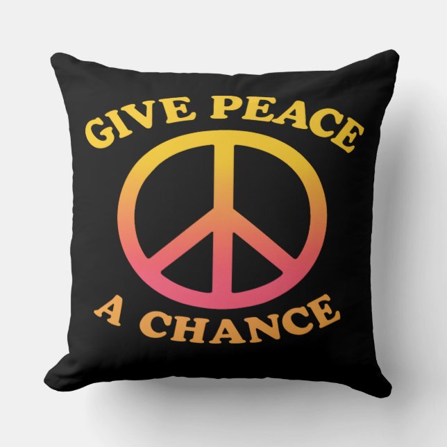 Coussin décoratif 'The Peace Collection' (Recto)
