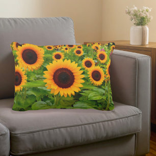 Coussin décoratif tournesols