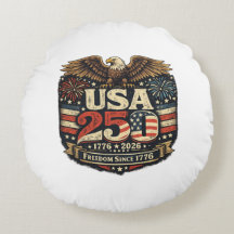 Coussin décoratif USA 250 Aigle royal Liberté 1776