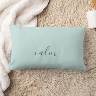 Coussin décoratif vert calme
