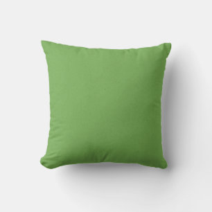 Coussin décoratif vert solide