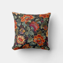 Coussin décoratif vintage Bloom Elegance