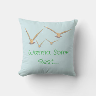 coussin Décoratif "Vol Familial" - "Wanna Certains