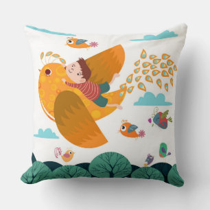 Coussin décoratif volant