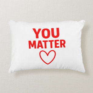 Coussin décoratif « Vous comptez »