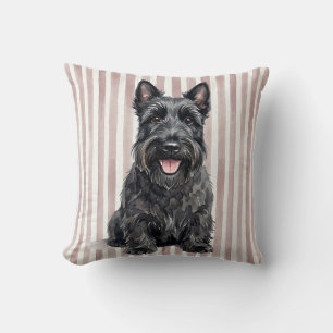 Coussin décoratif Watercolor Scottish Terrier