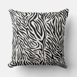 Coussin décoratif zèbre 20" x 20"
